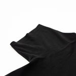 T-Shirt Black Drop Sleeve